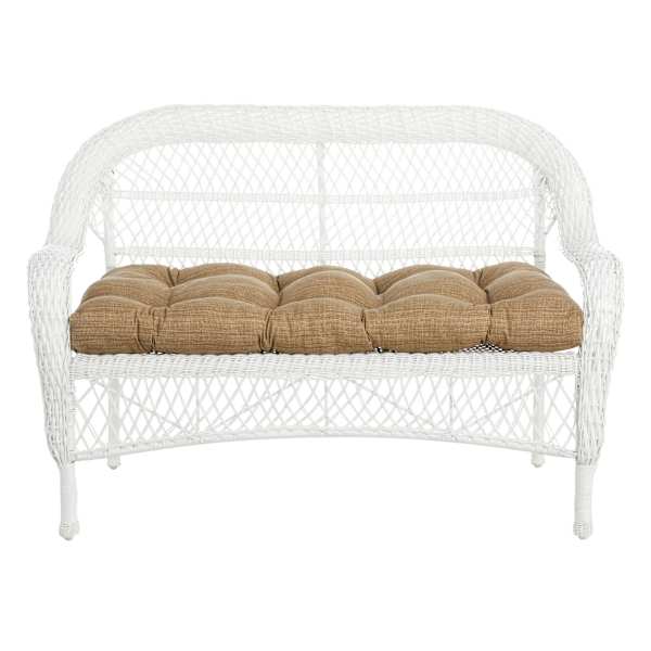 Tallon birch outdoor wicker settee cushion outdoor At Home