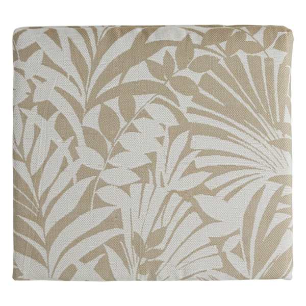 Natural Royal Palm Premium Outdoor Square Seat Cushion
