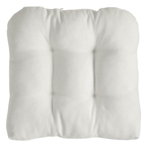 Tristan Heather Premium White Outdoor Wicker Seat Cushion