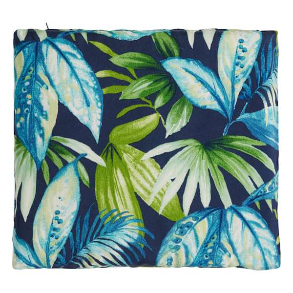 Seneca Navy Blue Outdoor Square Seat Cushion