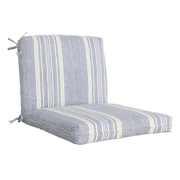 Calisto Pinstripe Outdoor Hinged Cushion