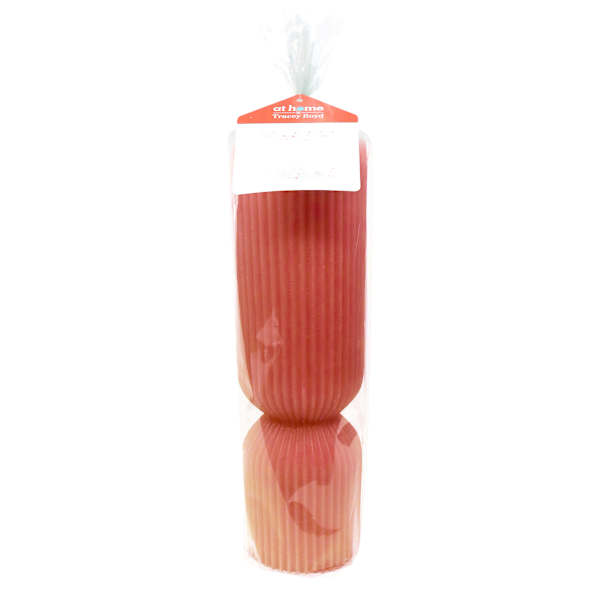 Tracey Boyd Pink Unscented Totem Pillar Candle, 3x10