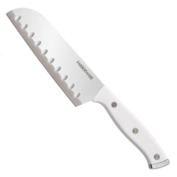 Farberware Edgekeeper White Santoku Knife, 5"