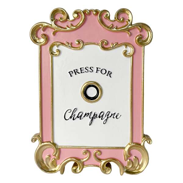 Pink Ring for Champagne Wall Decor, 7x9