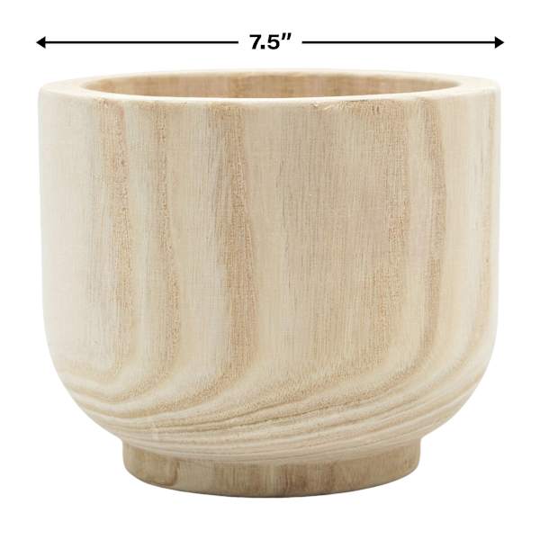 Ty Pennington Hollow Wood Outdoor Planter, Medium