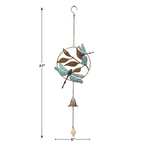 Honeybloom Dragonfly Wind Chime, 27"