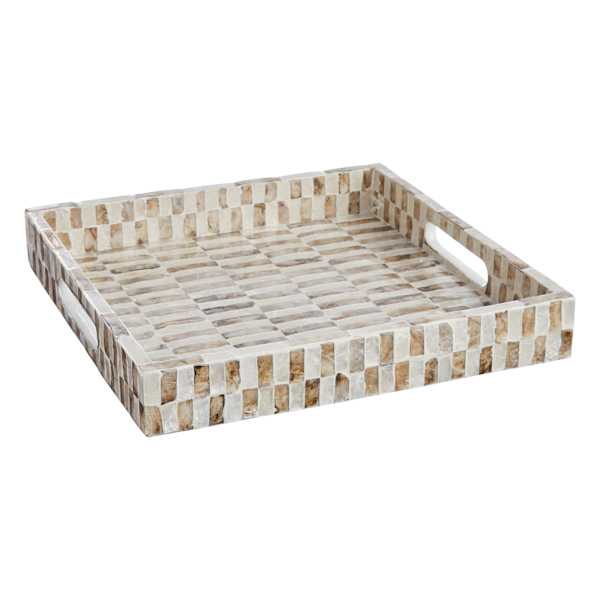 Capiz Decorative Tray, 10"