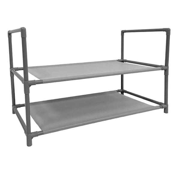 2-Tier Multi-Use Stackable Shoe Rack