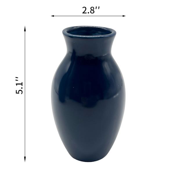 Blue Porcelain Vase, 5"