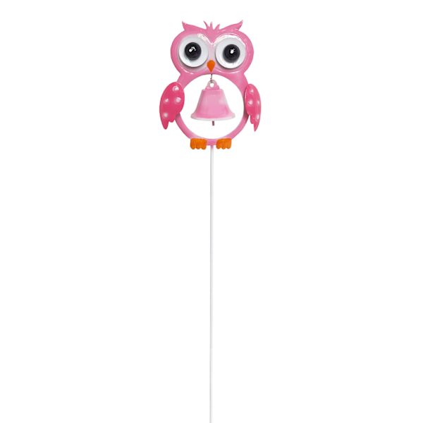 Owl with Bell Yard Pick, 21"