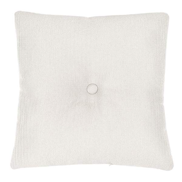 Tristan Heather White Premium Outdoor Tufted Back Cushion