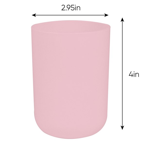 Tiny Dreamers Pink Plastic Bath Tumbler, 300ml