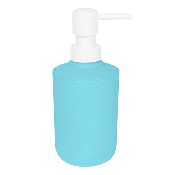 Tiny Dreamers Light Blue Plastic Soap Dispenser, 6.7"