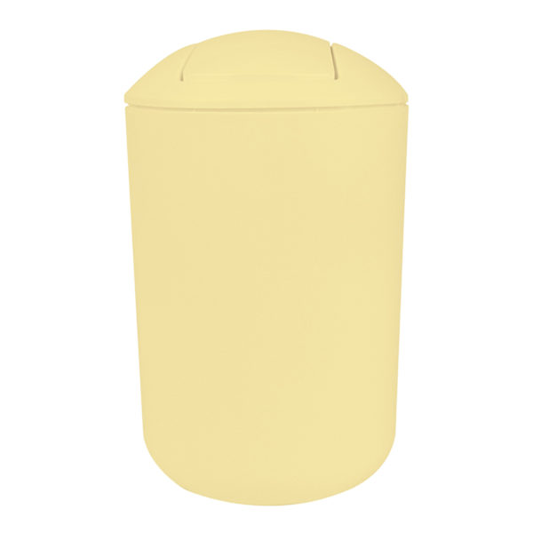 Tiny Dreamers Yellow Plastic Trash Can, 6l