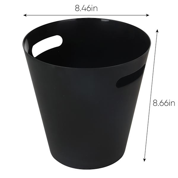 Black Wastebasket, 5l