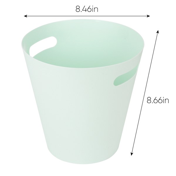 Mint Round Wastebasket, 5l