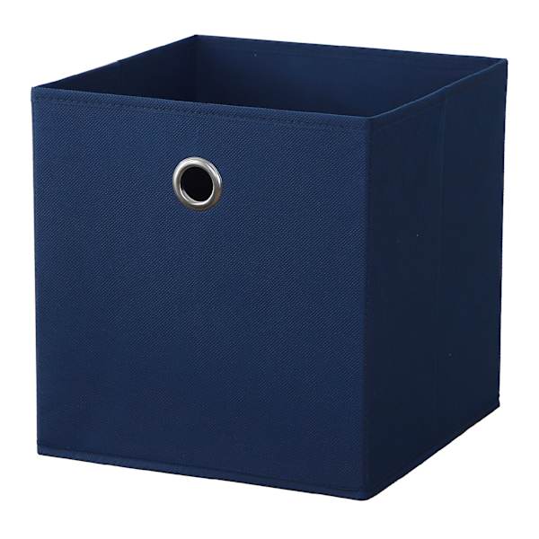 3-Pack Navy Modular Storage Cube, 10.5"