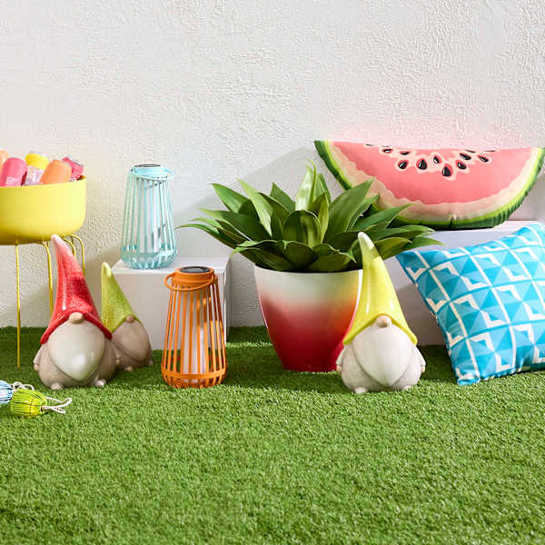 at Home Watermelon Slice Outdoor 25 x 12 Throw Pillow