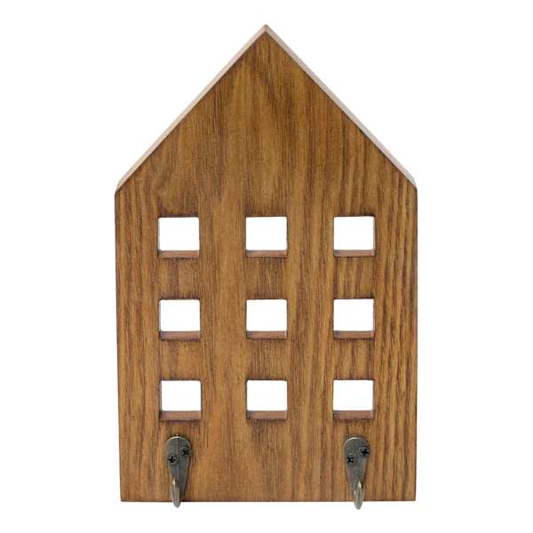 Honeybloom 2-Hooks Brown Wall Hook, 6x10