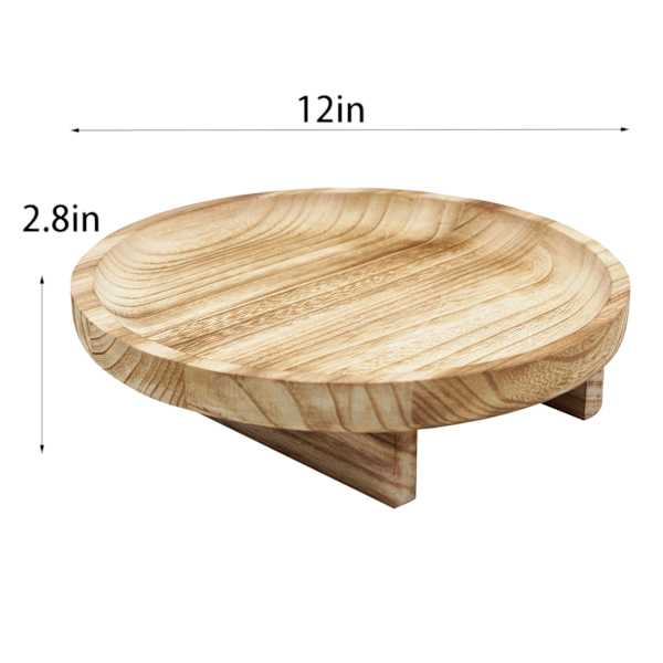 Natural Wooden Plant Stand, Large
