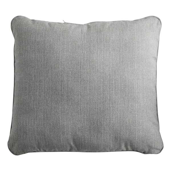 Tahiti Silver Outdoor Corded Back Cushion