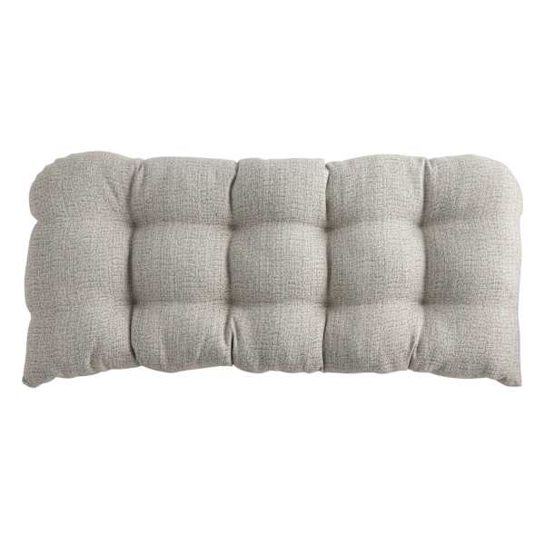 Fiddlestix Linen Premium Outdoor Wicker Settee Cushion