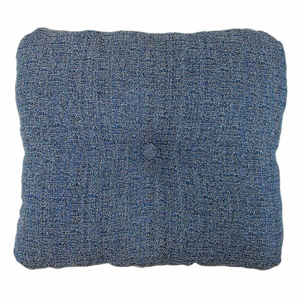 Fiddlestix Indigo Premium Outdoor Tufted Back Cushion