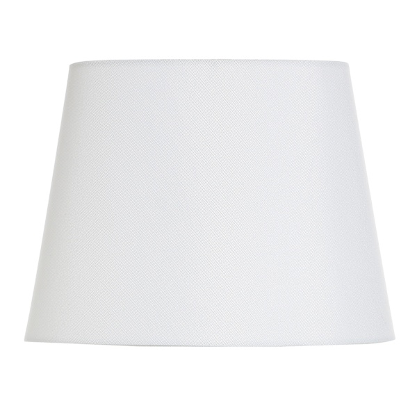 White Oval Tapered Small Table Lamp Shade, 12x9x9