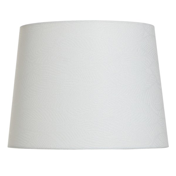 White Feather Print Small Table Lamp Shade, 12x10x9