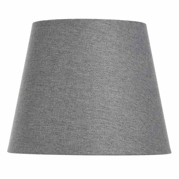 Charcoal Grey Small Table Lamp Shade, 10x7x8