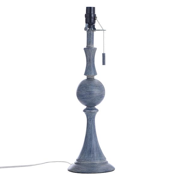 Blue Metal Medium Table Lamp Base, 22"