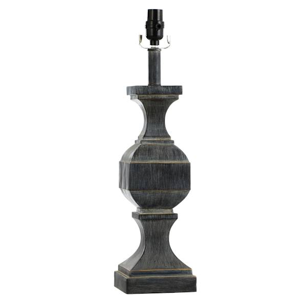 Blue Pillar Medium Table Lamp Base, 22"