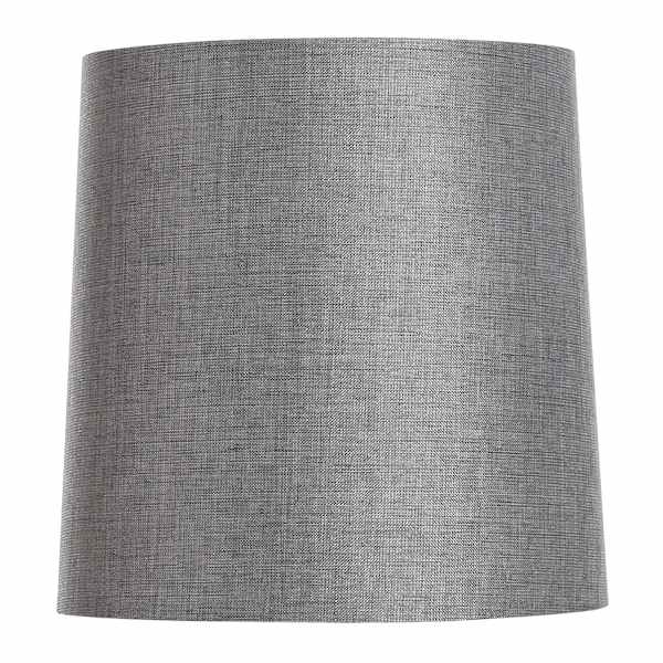 Metallic Grey Small Table Lamp Shade, 8x9x9