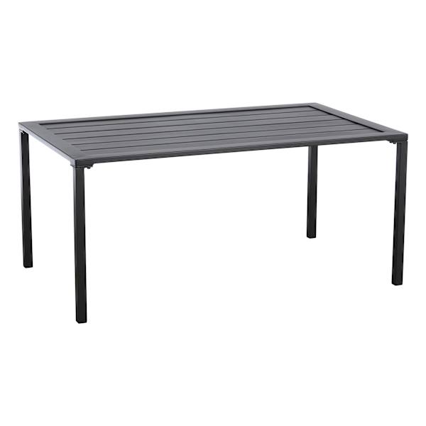 Grammercy Black Steel Slat Patio Coffee Table, 26.5"
