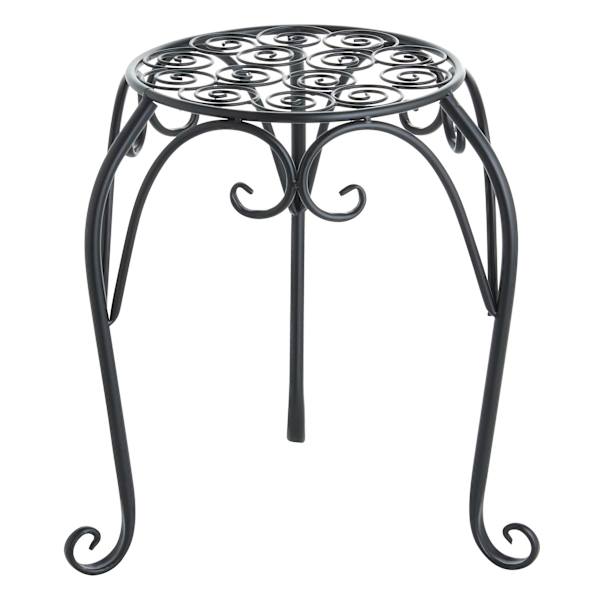 Black Metal Plant Stand, Medium
