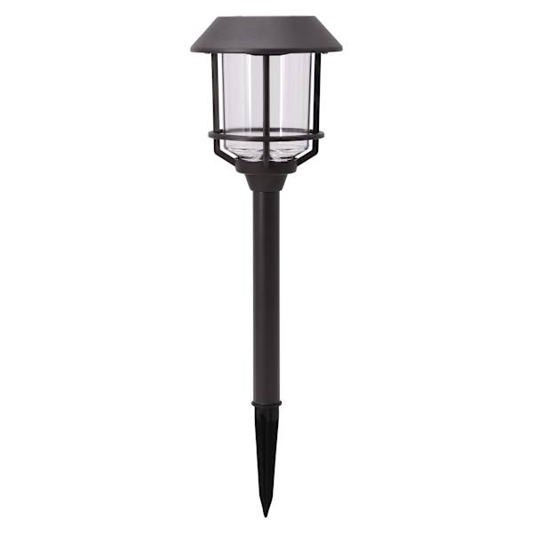 6-Pack 8-Lumen Solar Oil Rubbed Bronze Caged Pathway Lights