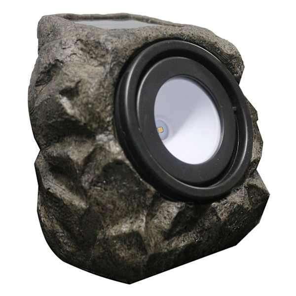 25-Lumen Solar Rock Spotlight