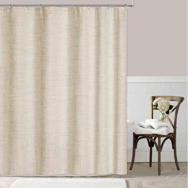 Found & Fable Harrison Brown Shower Curtain, 72"