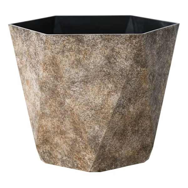 Dark Brown Flagstaff Outdoor Planter, Small