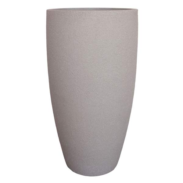 Japi Sandstone Slim Conic Outdoor Planter, Small