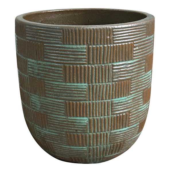 Honeybloom Green Rush Outdoor Planter, Medium