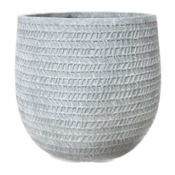 Honeybloom Boston Antique White Outdoor Planter, Small