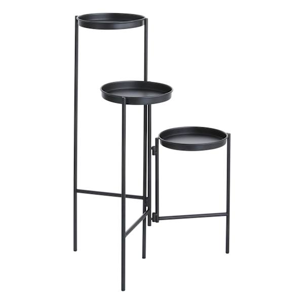 Black Tiered Planter Stand, 26"