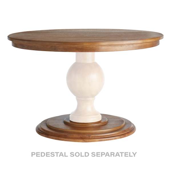 Honeybloom Penelope Wooden Dining Table Top & Base (Pedestal Sold Separately)