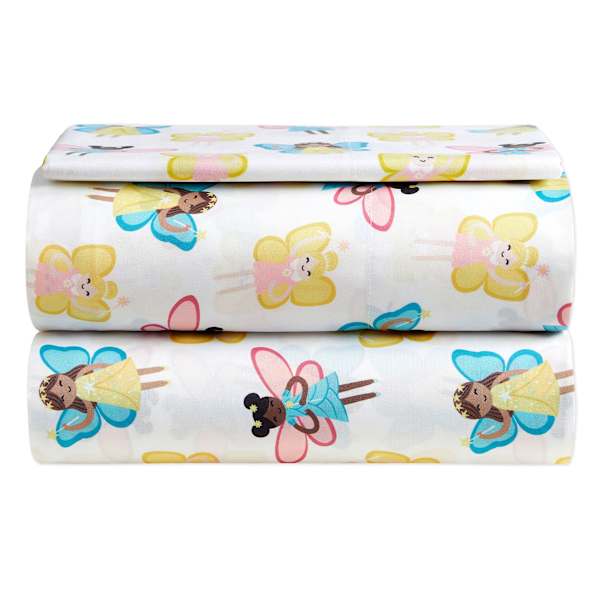 Tiny Dreamers 3-Piece Fairy Garden Sheet Set, Twin