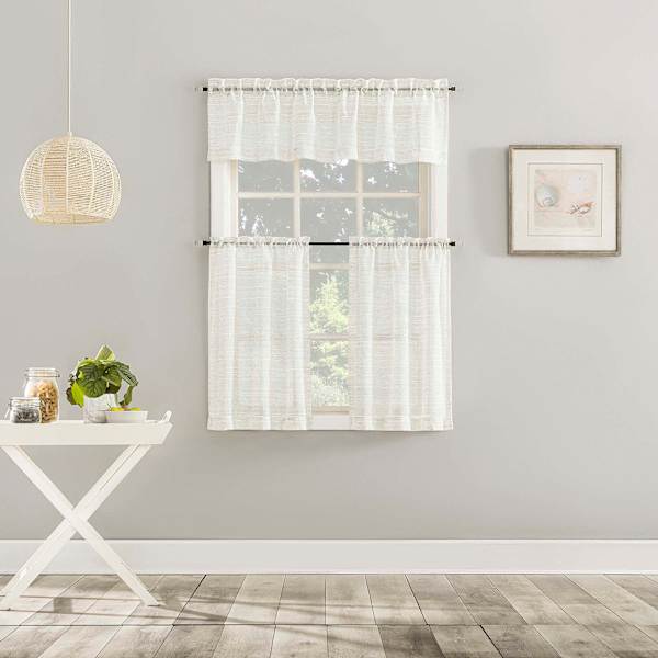 Destin Linen Small Single Curtain Valance, 54"
