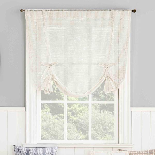 Destin Linen Small Single Curtain Panel, 63"