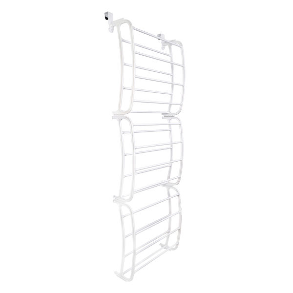 36-Pair Over The Door Shoe Organizer, White