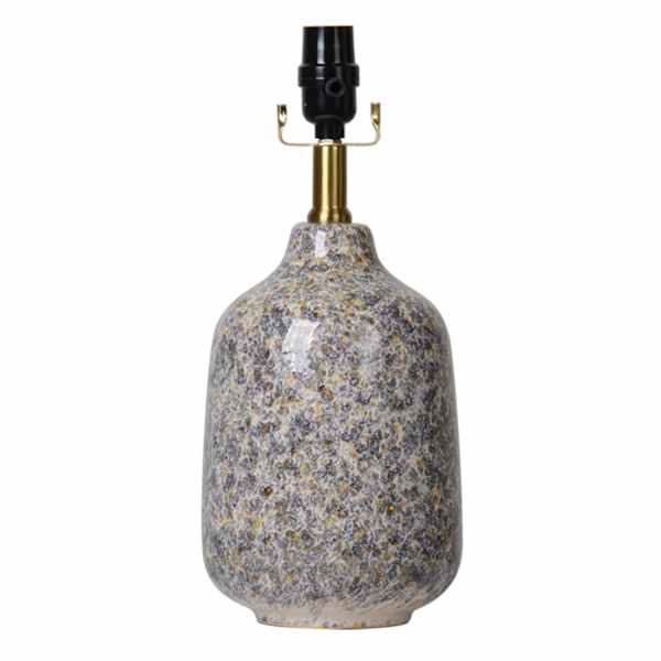 Honeybloom Speckled Ceramic Small Lamp Base, 15"