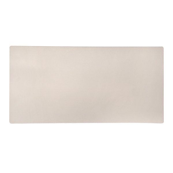 Tan Faux Leather Desk Pad, 31x15.5